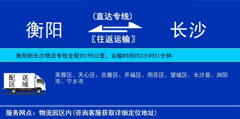 衡陽(yáng)到長(zhǎng)沙物流專(zhuān)線