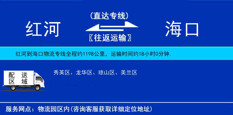 紅河到?？谖锪鲗＞€