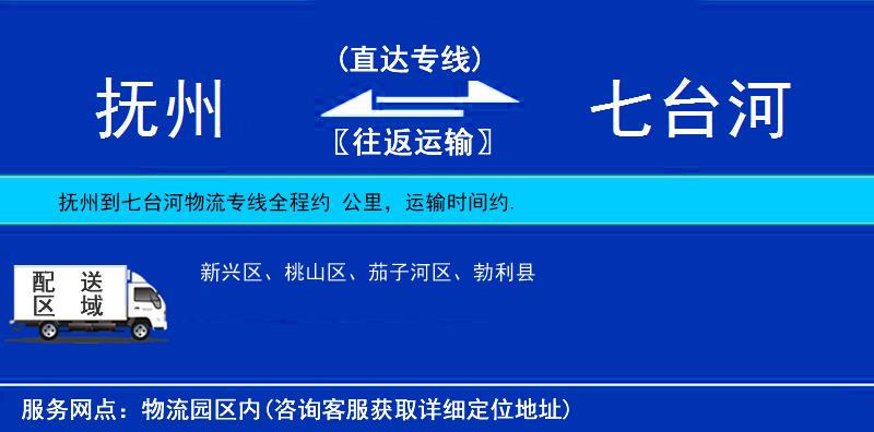 撫州到七臺(tái)河物流專線